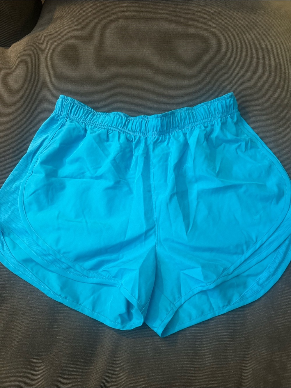 Nike Bright Aqua Blue Athletic Running Shorts